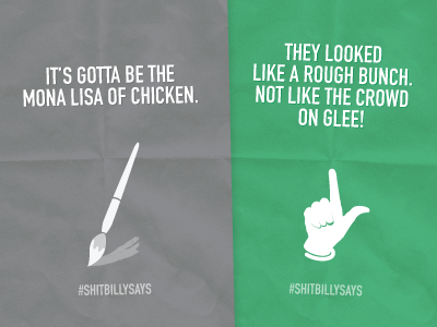 They looked like a rough bunch. Not like the crowd on GLEE! poster quotes typography