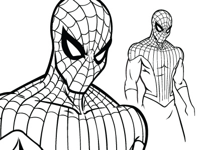 Spiderman Inking Phase