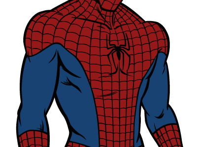 Spiderman Colouring Phase 1 art collaboration coloured comic illustration inked marvel