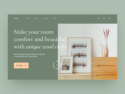 Furniture E-commerce Website for Uwitan design landing page mobile design ui ux web design