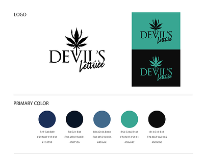 Devil's Lettuce adobeillustrator brand branding connorbranding design graphicdesign identity logo logodesign logodesigner