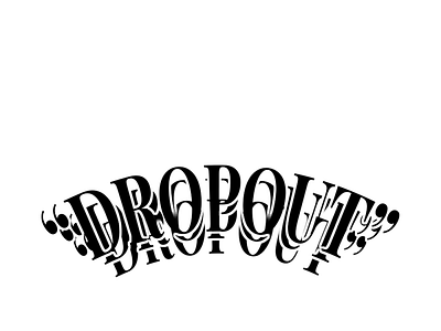 "Dropout" by Connor Branding adobeillustrator brand branding clothing brand clothing design connorbranding design graphicdesign identity logo logodesign