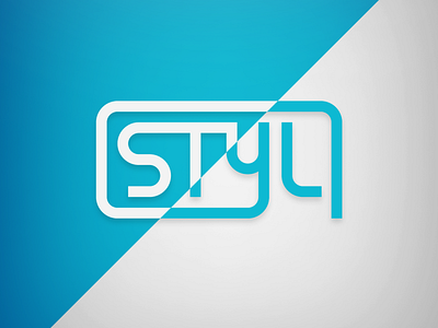 STYL. adobeillustrator blue brand branding connorbranding design designer graphic graphicdesign identity illustration logo logodesign logodesigner logoicon logos logotype personal typography vector