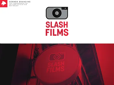 Slash Films adobeillustrator brand branding challenge connorbranding design designer graphicdesign identity illustration logo logodesign logodesigner logoicon logos logotype thirtylogos thirtylogoschallenge vector