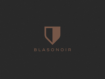Blasonoir black branding coat of arm france texture typography vector