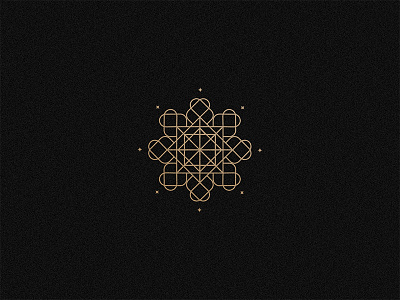 Sun black branding design geometric gold illustrator logotype star