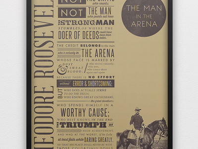 Teddy Roosevelt Quote