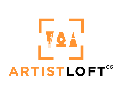 Artist Loft at 66 Logo artist creatives logo modern studio