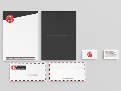 Rebrand: World Vision Identity black red white branding modern world