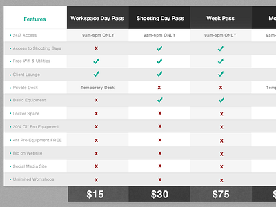 Free Pricing Table chart flat ui free money prices pricing table ui