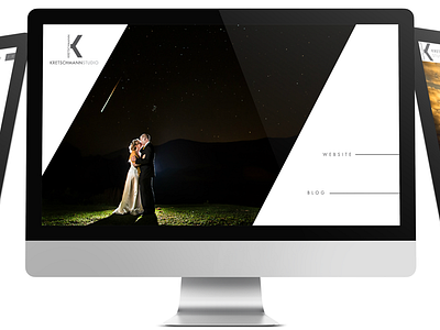 Kretschmann Studio Website Re-Design minimal photography showit web design