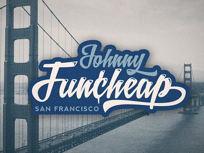 Johnny Funcheap SF fun funcheap retro san francisco script