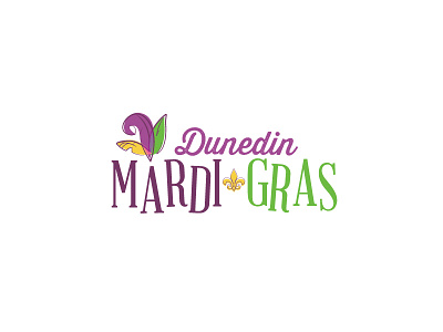 Dunedin Mardi Gras Logo dunedin florida logo mardi gras