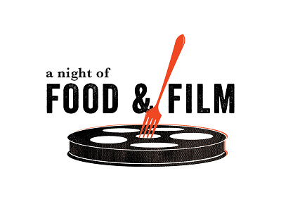 A Night of Food & Film Logo film food logo