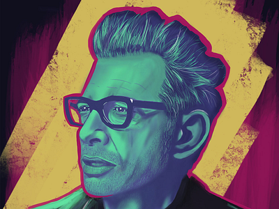 Jeff Goldblum Digital Painting digital painting ipad pro procreate