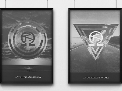 Showbread Anorexia Nervosa Posters and black geometric photography poster shapes white