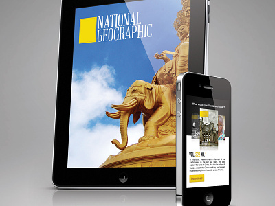 Nat Geo Redesign: Mobile App