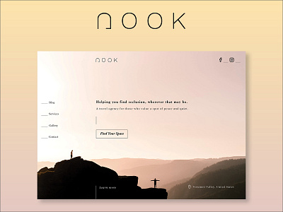 Nook - Landing Page