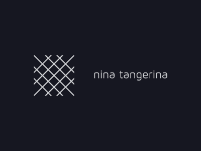 Nina Tangerina architecture design grid identity logo