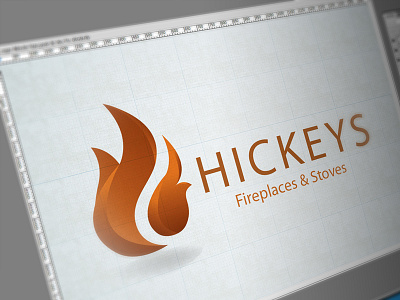 Flame Logo branding burnt design fire flame graphics logo orange