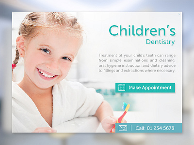 Dentistry Service Card dental dentistry card interface ui ux web web design