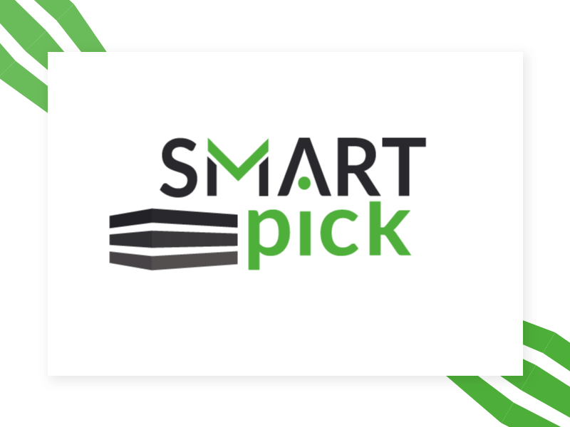 Smart Pick animation building design logo units