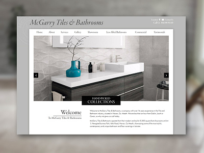 McGarry Tiles bathroom design floor tiles ui ux walls web