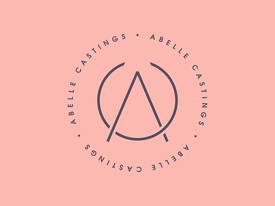 Abelle Castings abelle branding casting castings design feminine logo monogram startup