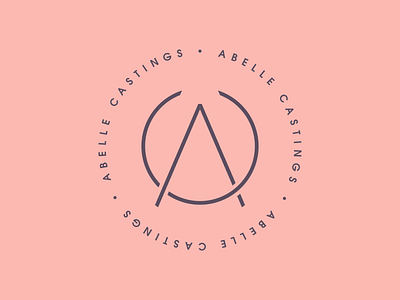 Abelle Castings abelle branding casting castings design feminine logo monogram startup