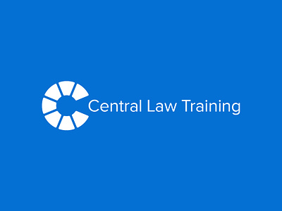 Central Law Training branding clt law law firm lawyer legal logo professional training