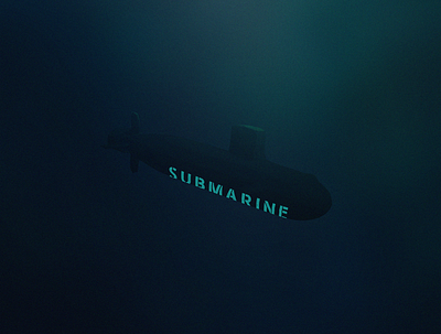 "Submarine" Illustration cd cover design illustration music