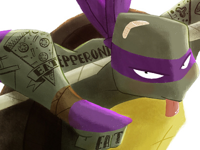 Donatello color donatello donatelo illustration ilustración lapendeja mutant mutante ninja ninjaturtle tortuga turtle