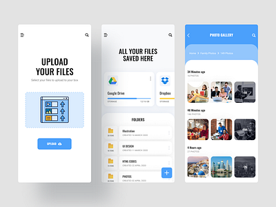 Cloud Drive Storage app development company clean ui daily ui file manager file upload interaction design ios app design minimalist mobile app design