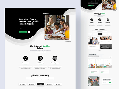 Website landing page figma figmadesign user interface design website design website development company website landing page website template