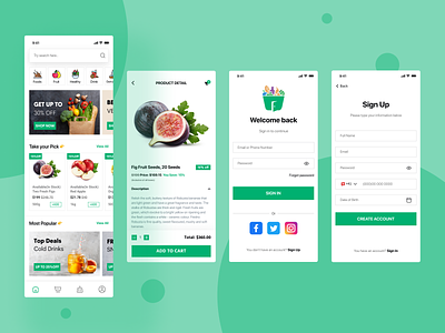 Grocery store mobile app app design design figma figmadesign grocery store mobile app ios app development mobile app design user experience design user interface design