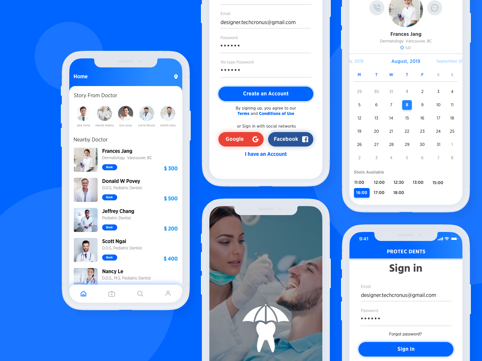 Dentist App by Techcronus Business Solutions Pvt. Ltd. on Dribbble