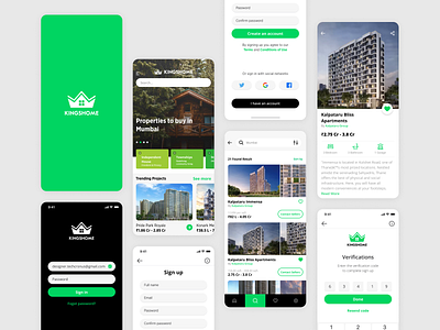 Real Estate Mobile App UI Design app design app designer figma figmadesign housing housing app ios app ios app development mobile app design property real estate agency ui design user experience design user interface design