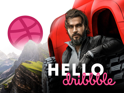 Hello, Dribbblers! debut dribbble first hello