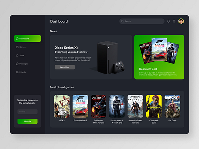 Xbox Dashboard