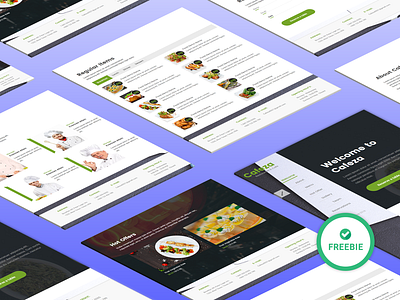 Free Restaurant and Cafe Website (PSD+HTML5) Template free free psd free template free website template restaurant restaurant branding template design