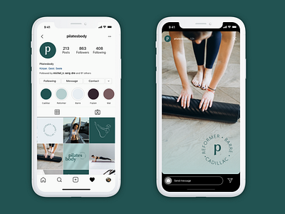 Branding: Pilates Studio brand design brand identity branding branding and identity instagram instagram post logo logo design