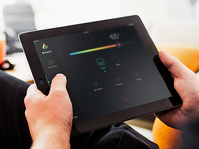 Burner-X ios ipad ui ux