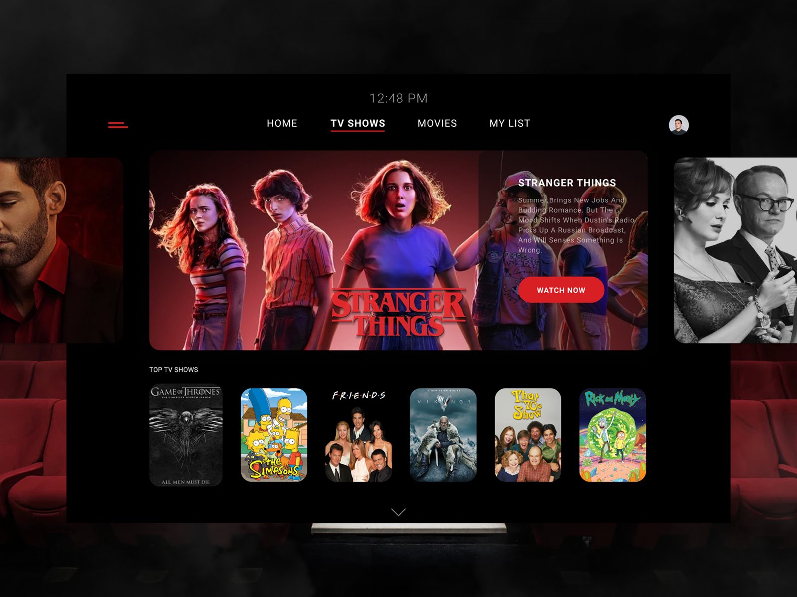 UI/UX Movie site Design by Rinor Rama on Dribbble