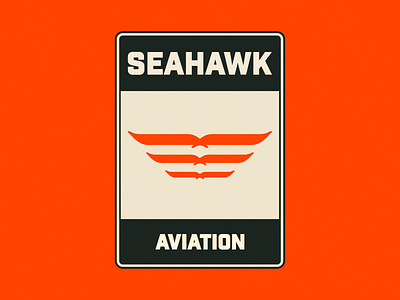 SEAHAWK AVIATION LOGO/PATCH DESIGN abstract adobe brand brand and identity brand design brand identity branding branding and identity branding design logo logo and branding logo design logodesign logomark logotype mark minimal minimalist logo patch vector