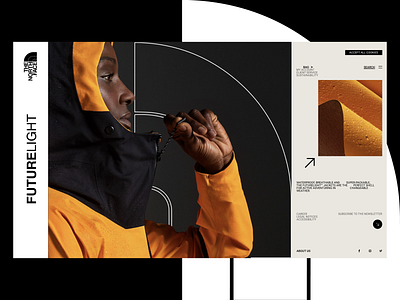 UI/UX NORTH FACE LANDING PAGE DESIGN abstract adobe brand identity branding clothes figma graphic design homepage landingpage landingpage design minimal north face store website ui ui design uiux ux design web design webdesign website design
