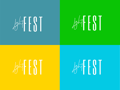 Light Fest Brand Identity Variations