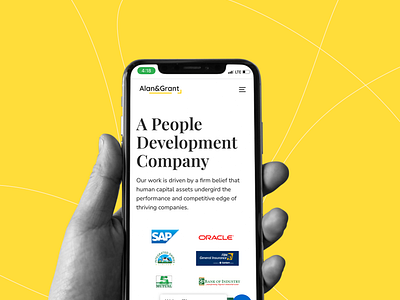 Alan&Grant Website Redesign, Mobile