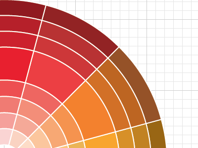 Color Spectrum color grid hues monochromatic