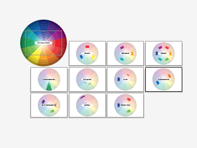 Color Spectrum - Artboards color hues monochromatic