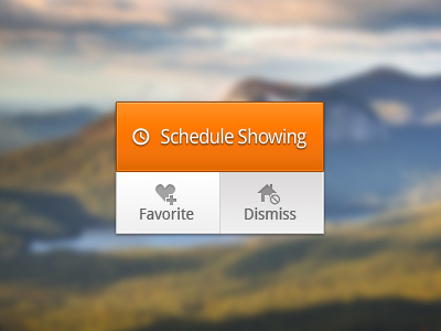Schedule actions buttons interface ui